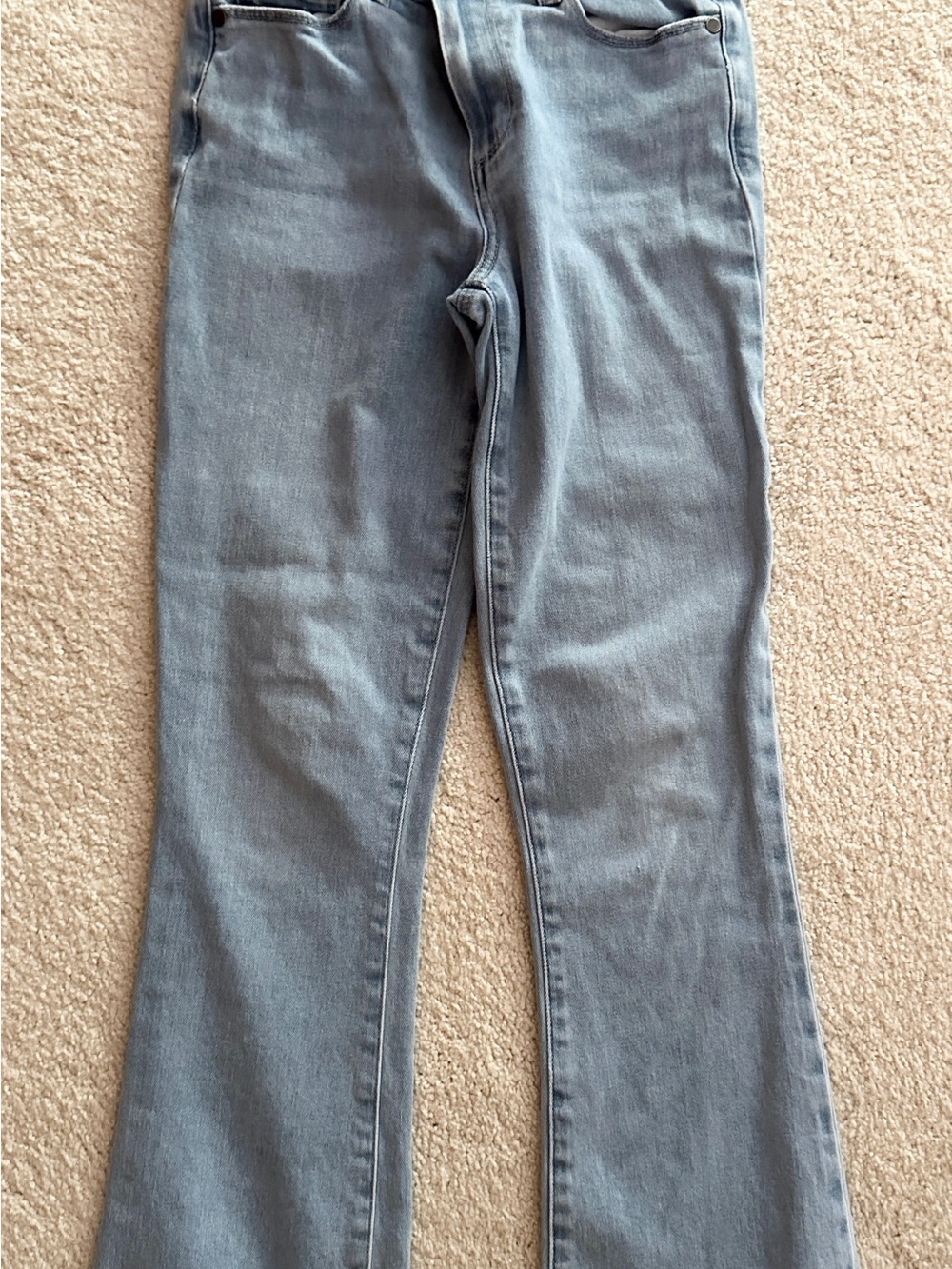 PAIGE Light Blue Flare Jeans